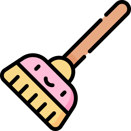 Broom Vector Transparent PNG Image