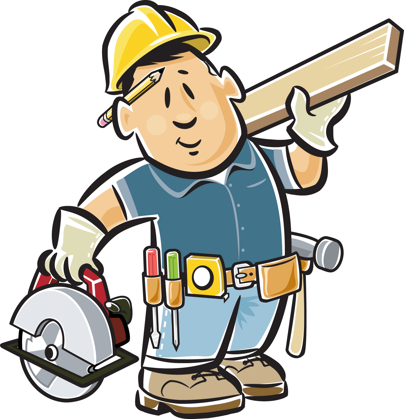 Builder Vector Carpenter Transparent PNG Image