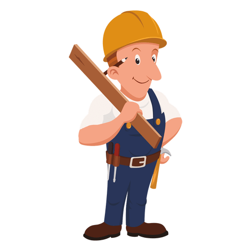 Vector Carpenter Transparent PNG Image
