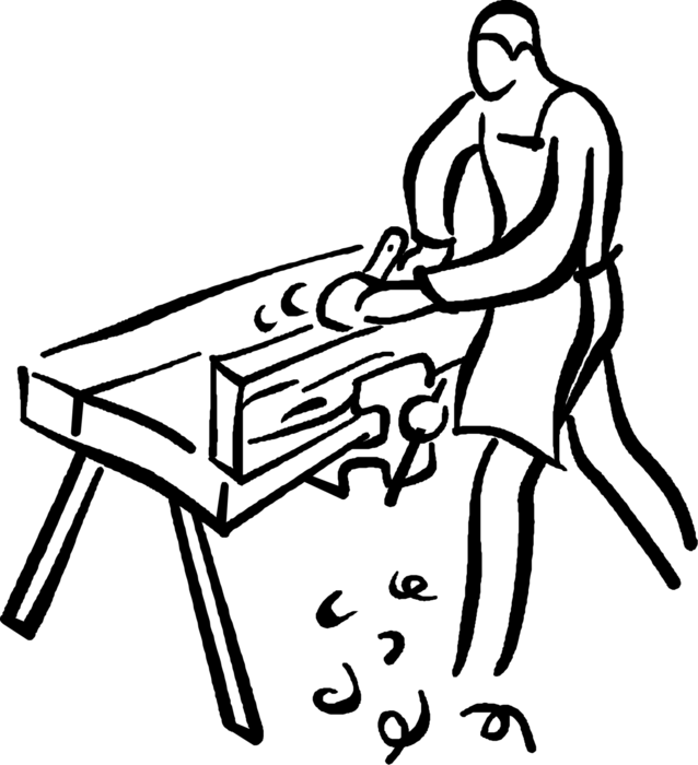 Vector Carpenter Transparent PNG Image