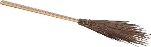 Vector Broomstick Transparent PNG Image
