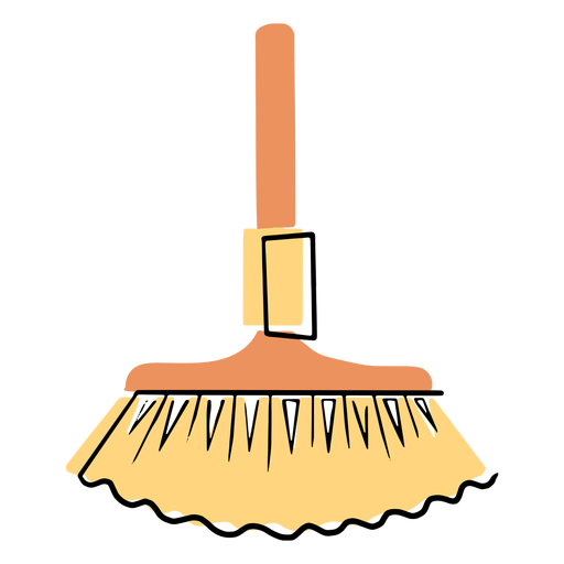 Vintage Broom Vector Transparent PNG Image
