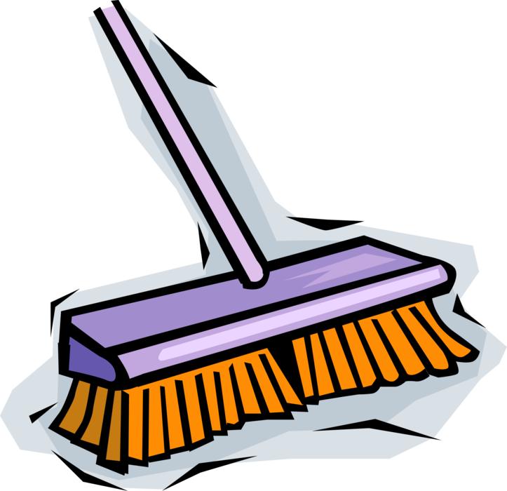 Vintage Broom Vector Transparent PNG Image