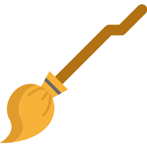 Vintage Broom Vector Transparent PNG Image