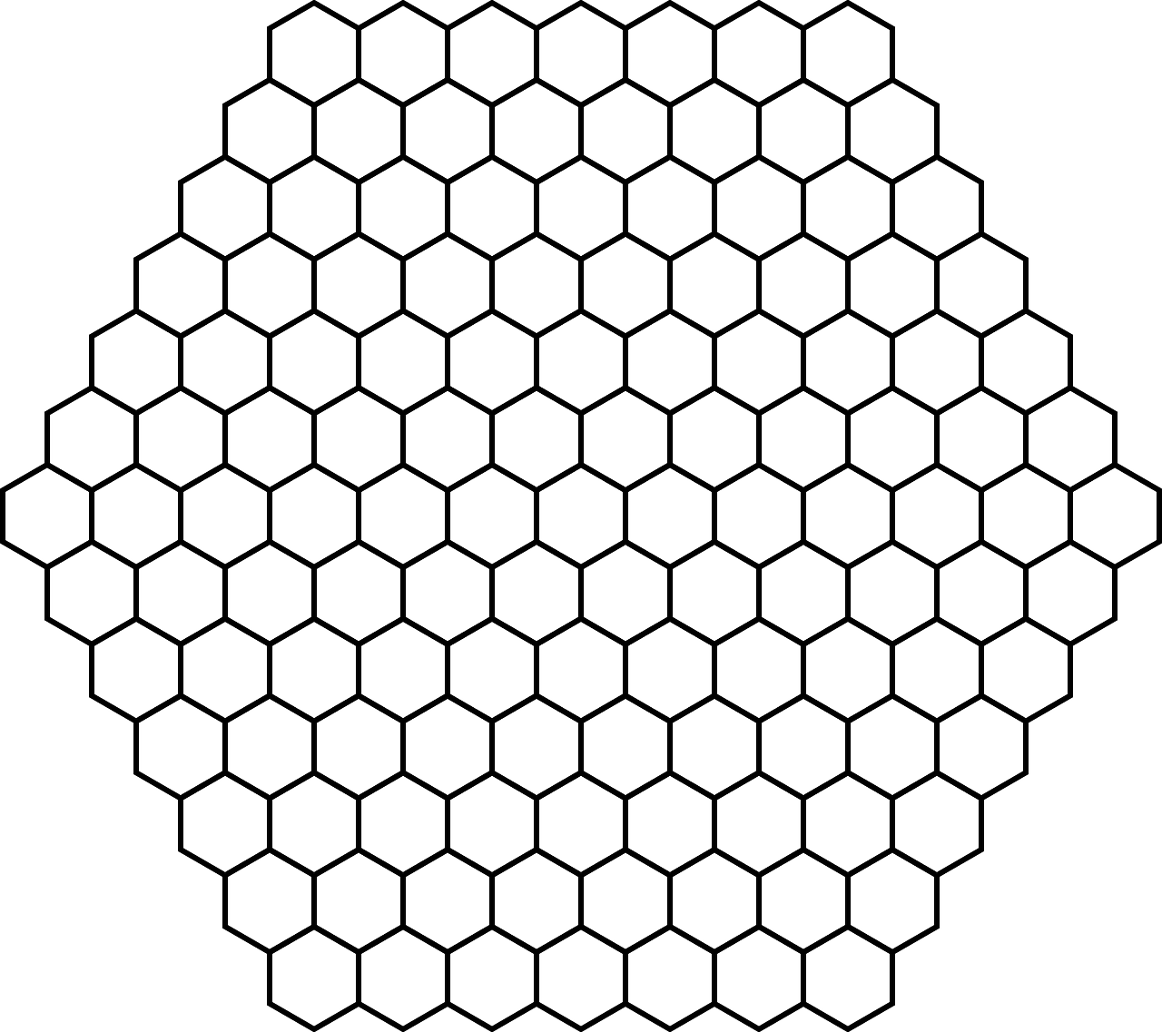 Vector Honeycomb Transparent PNG Image