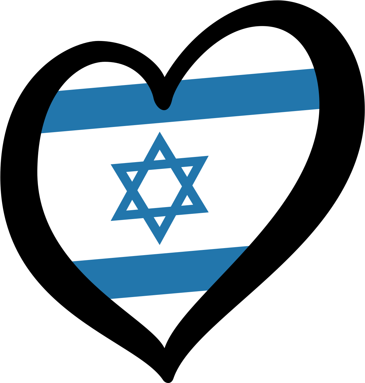 Israel Vector Flag Transparent PNG Image