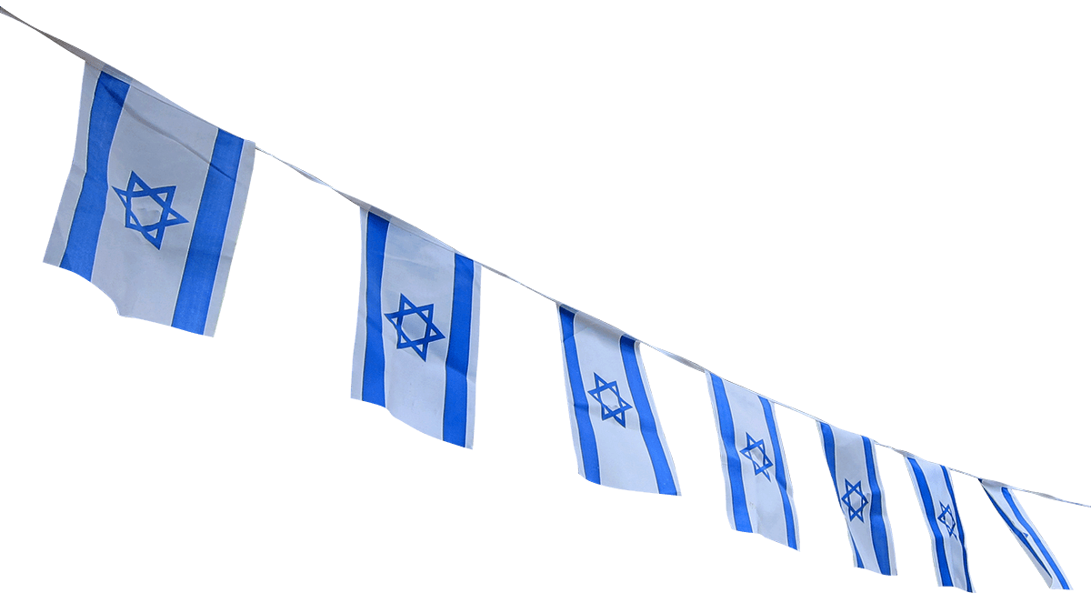 Israel Vector Flag Transparent PNG Image