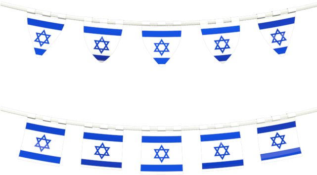 Israel Vector Flag Transparent PNG Image