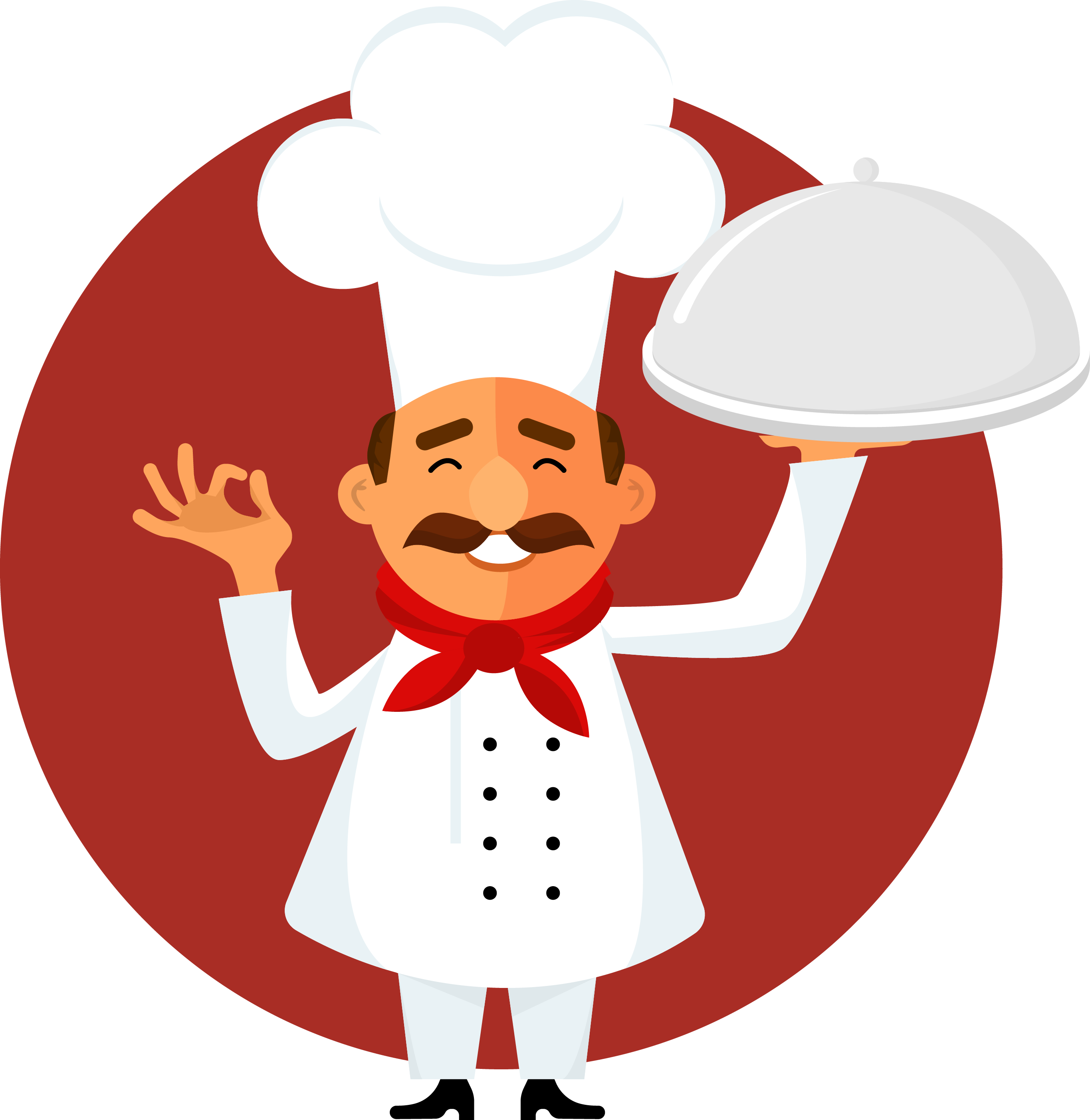 Chef Vector Kitchen Transparent PNG Image
