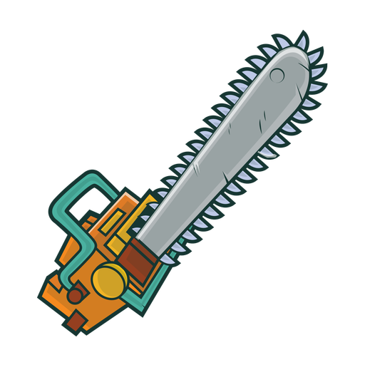 Chainsaw Vector Transparent PNG Image
