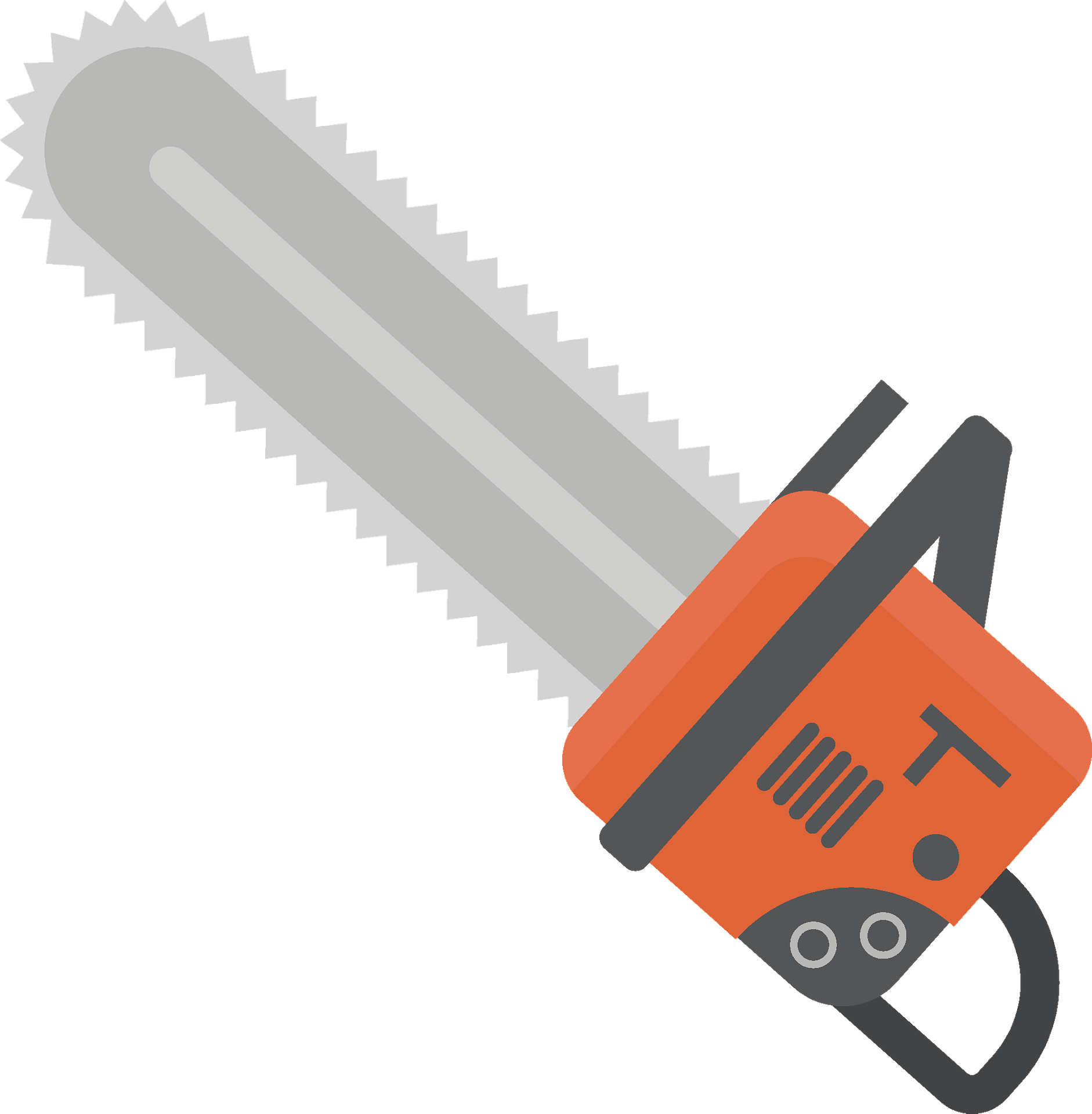 Chainsaw Vector Transparent PNG Image