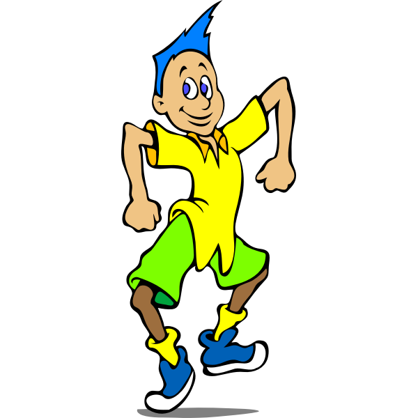 Boy Vector Dancing Transparent PNG Image