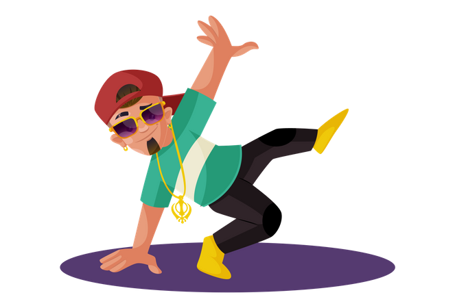 Boy Vector Dancing Transparent PNG Image