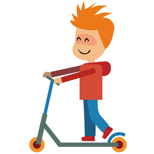 Scooter Vector Kick Transparent PNG Image