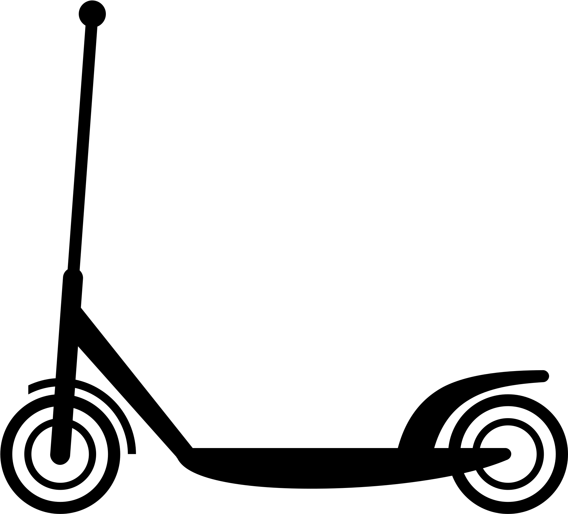 Scooter Vector Kick Transparent PNG Image