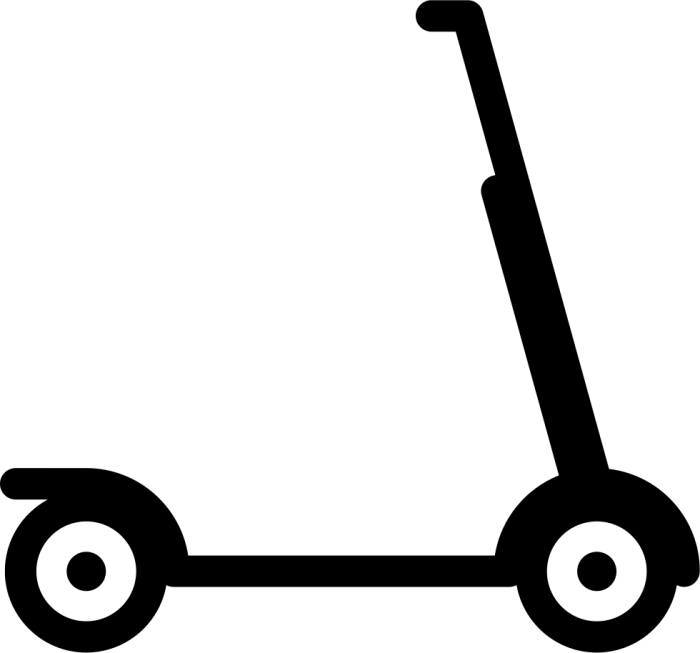 Scooter Vector Kick Transparent PNG Image