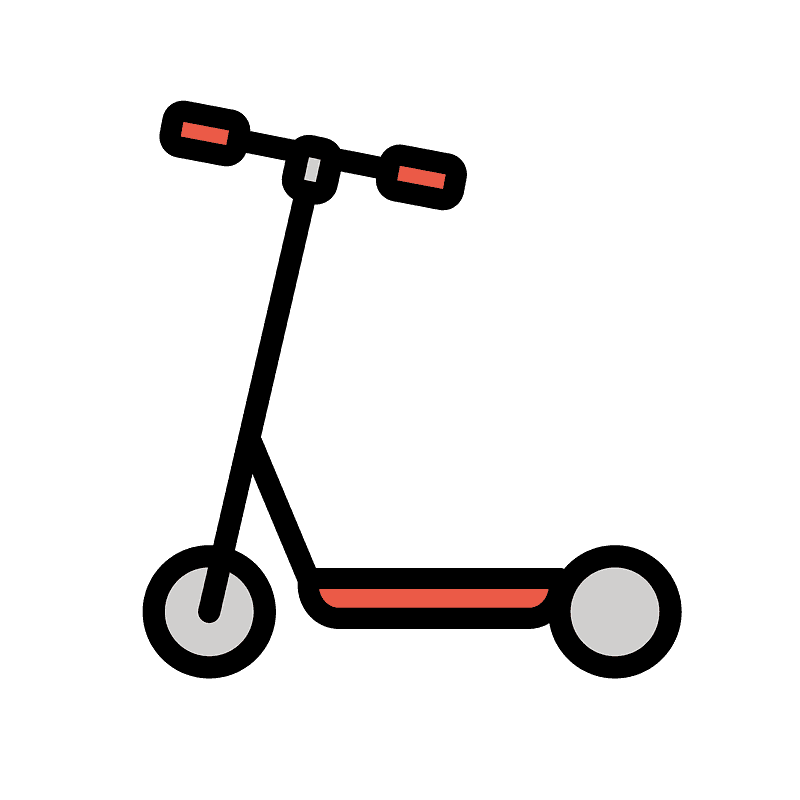 Scooter Vector Kick Transparent PNG Image