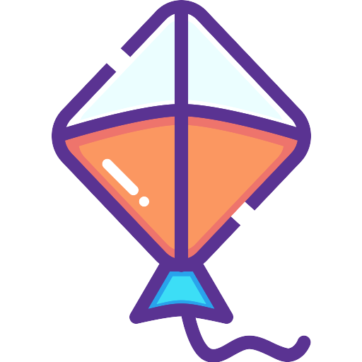 Vector Kite Transparent PNG Image