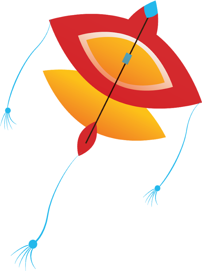 Vector Kite Transparent PNG Image