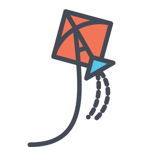 Vector Kite Transparent PNG Image