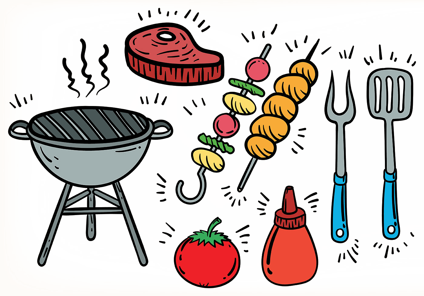 Vector Bbq Transparent PNG Image