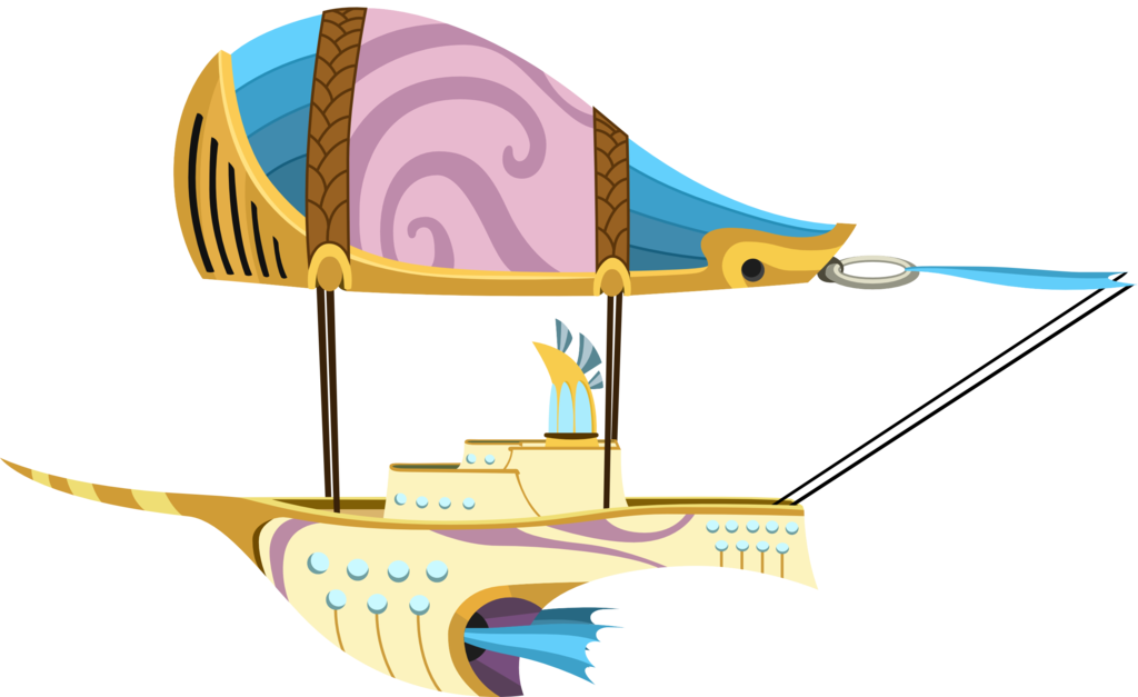 Vector Airship Transparent PNG Image