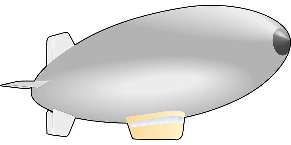 Vector Airship Transparent PNG Image