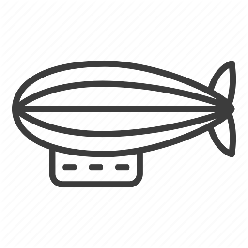 Vector Airship Transparent PNG Image