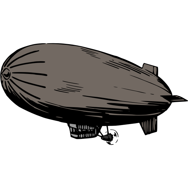 Vector Airship Transparent PNG Image