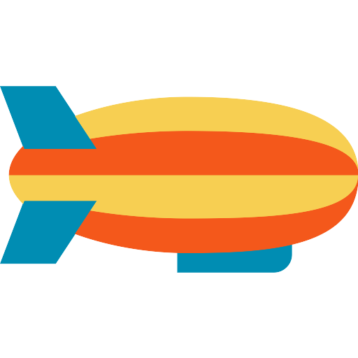 Vector Airship Transparent PNG Image