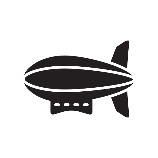 Vector Airship Transparent PNG Image