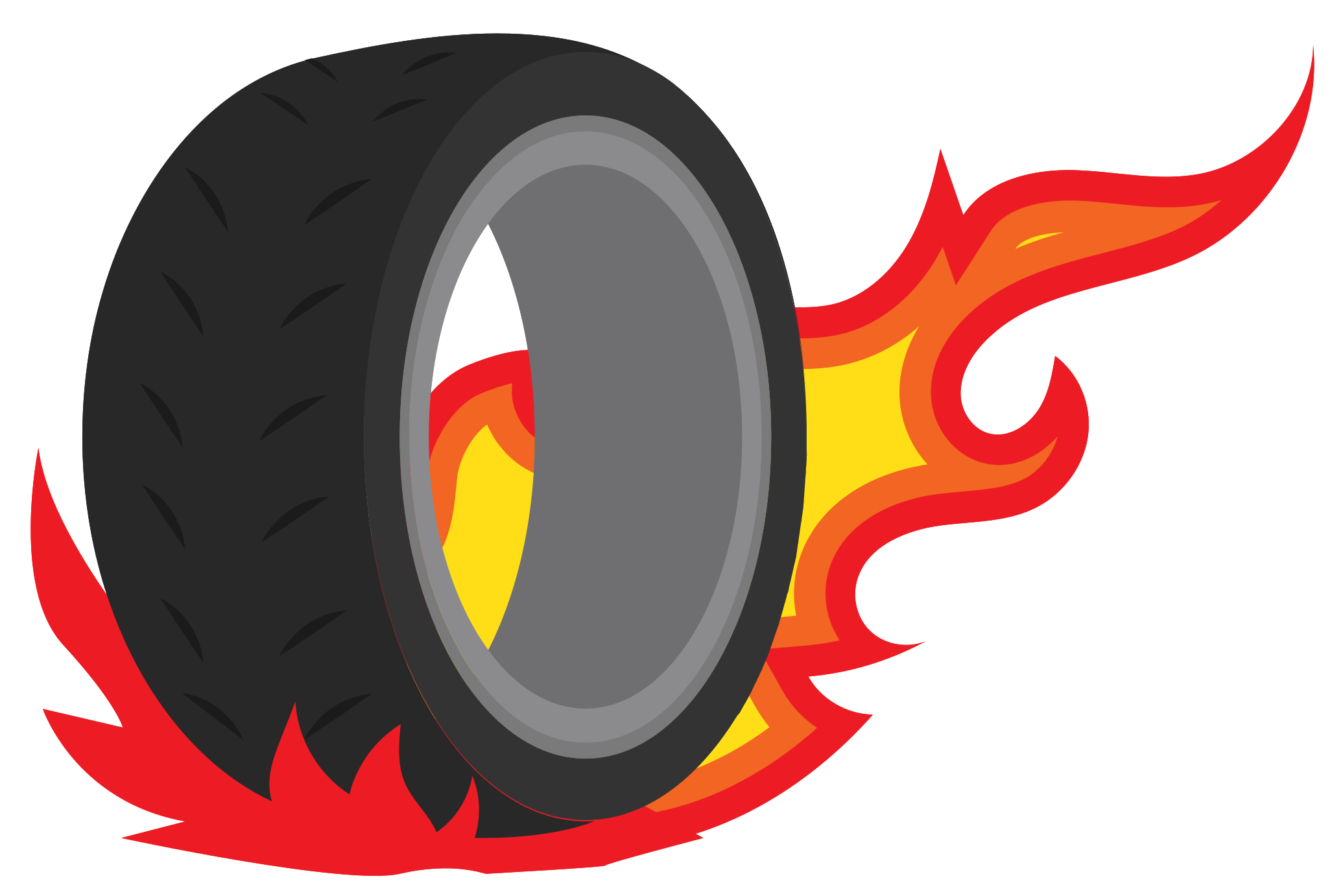 Vector Tire Transparent PNG Image