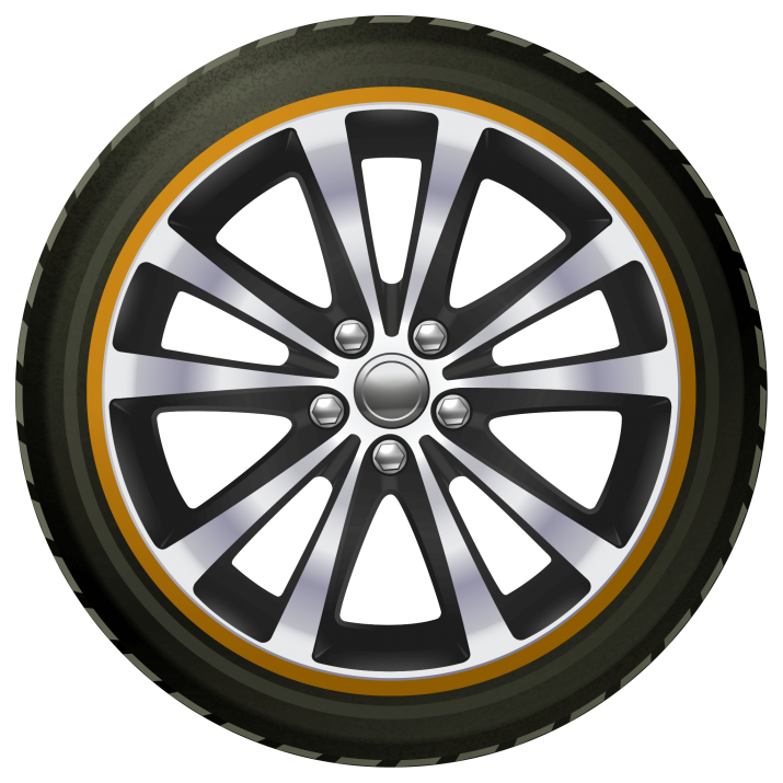 Vector Tire Transparent PNG Image