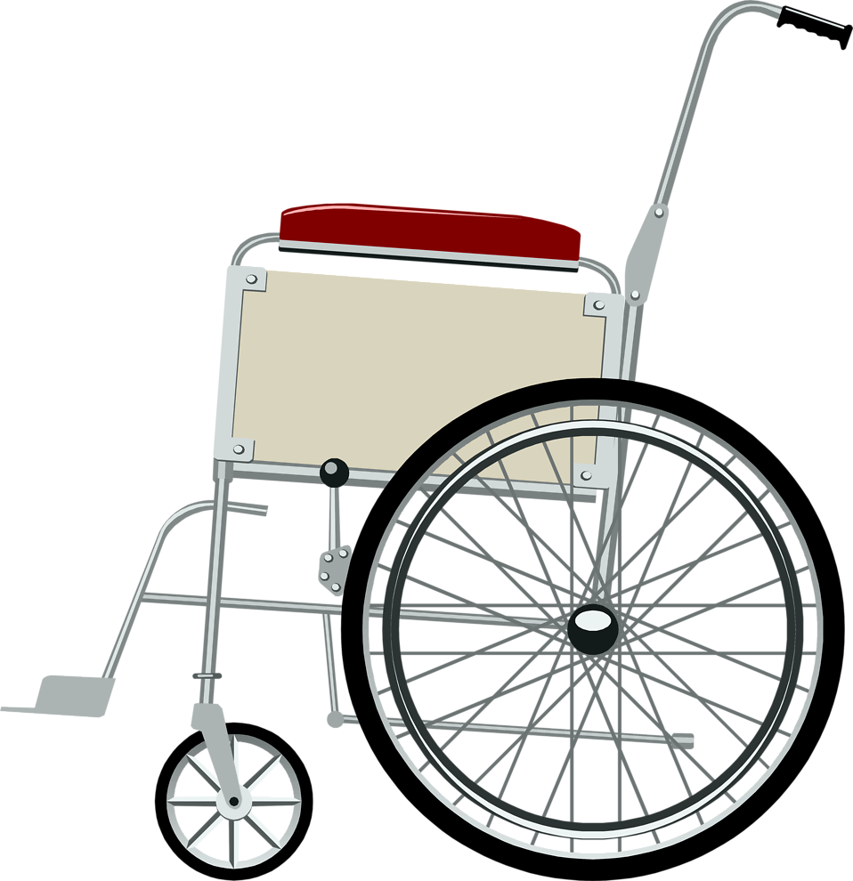 Wheelchair Vector Transparent PNG Image