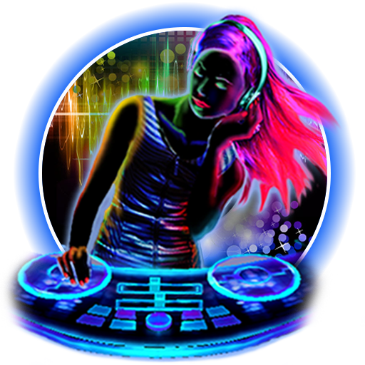 Girl Vector Dj Transparent PNG Image