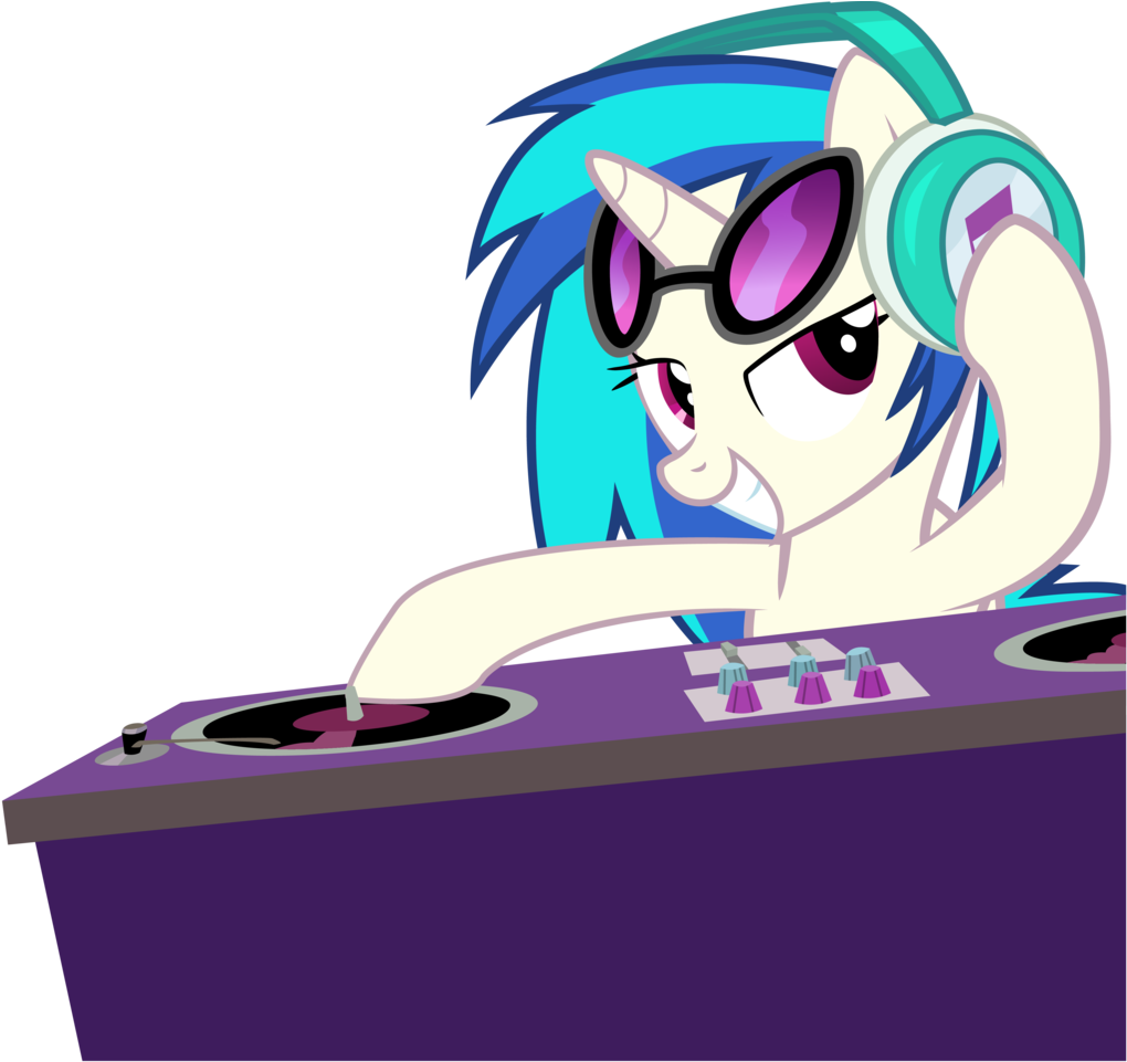 Girl Vector Dj Transparent PNG Image