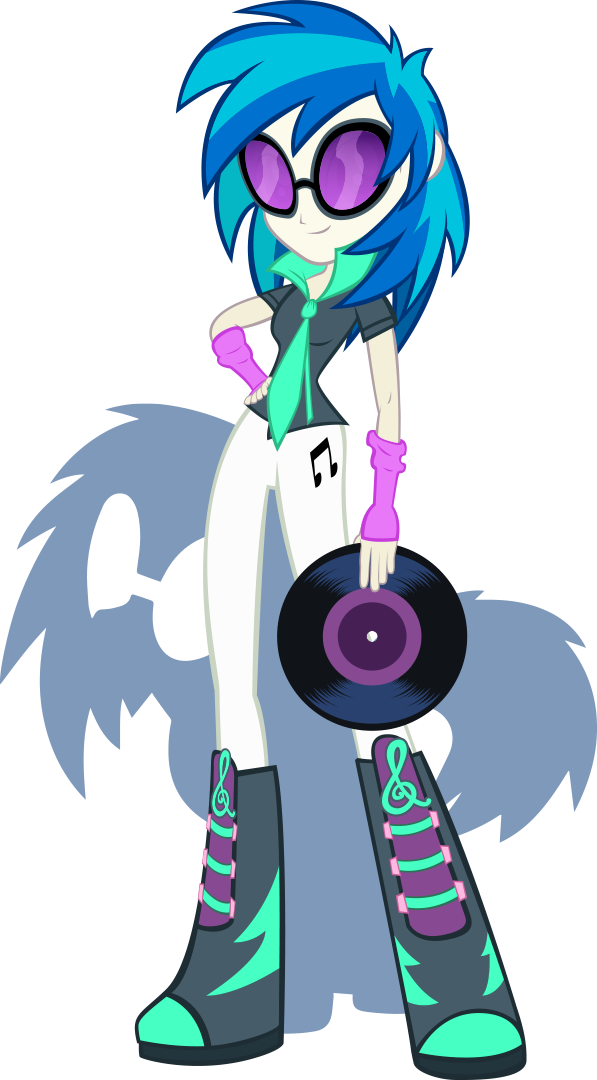Girl Vector Dj Transparent PNG Image