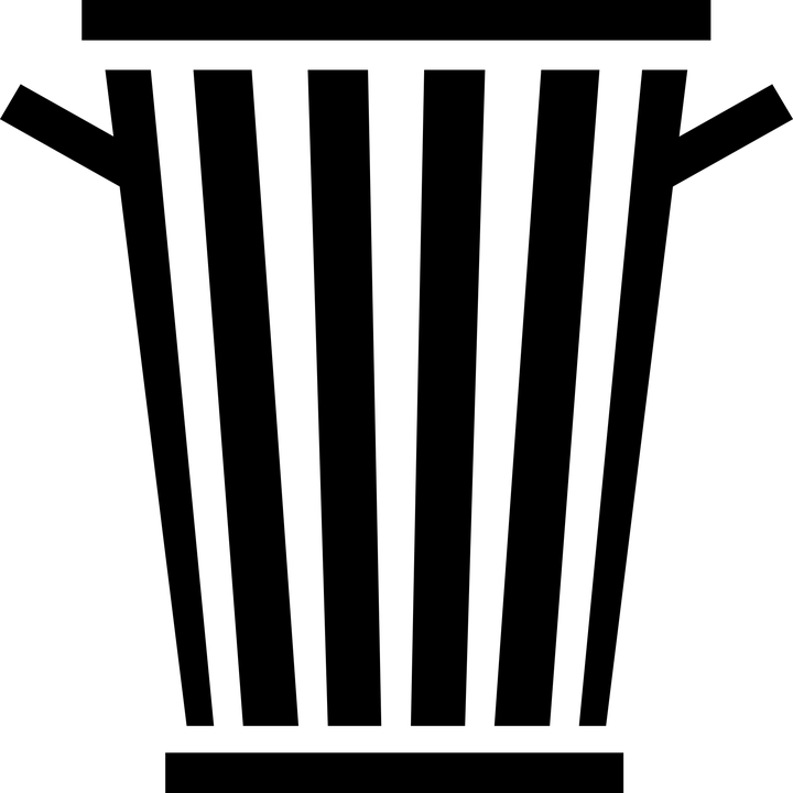 Vector Can Garbage Transparent PNG Image