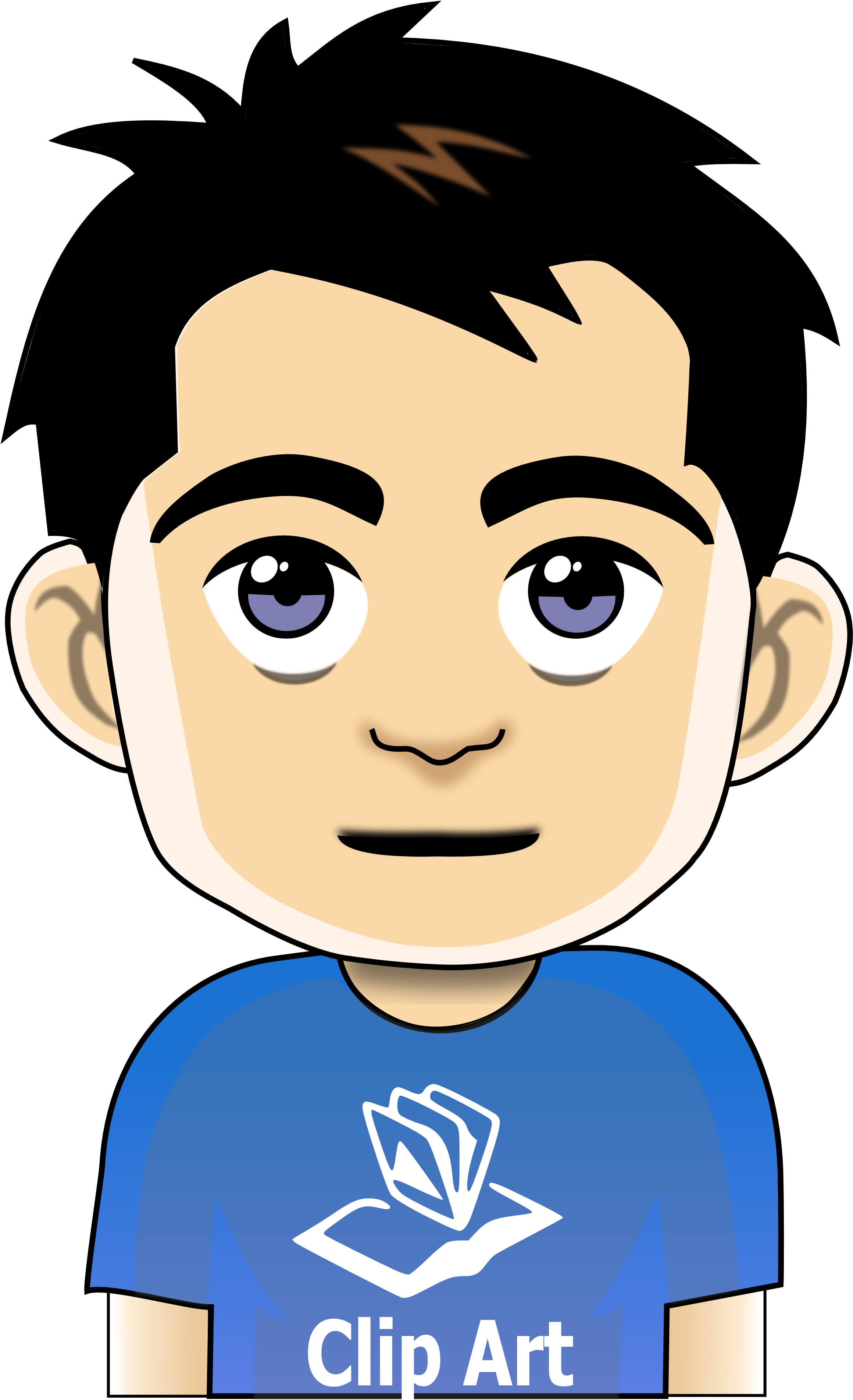 Funny Vector Portrait Transparent PNG Image