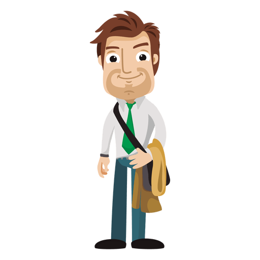 Funny Vector Portrait Transparent PNG Image