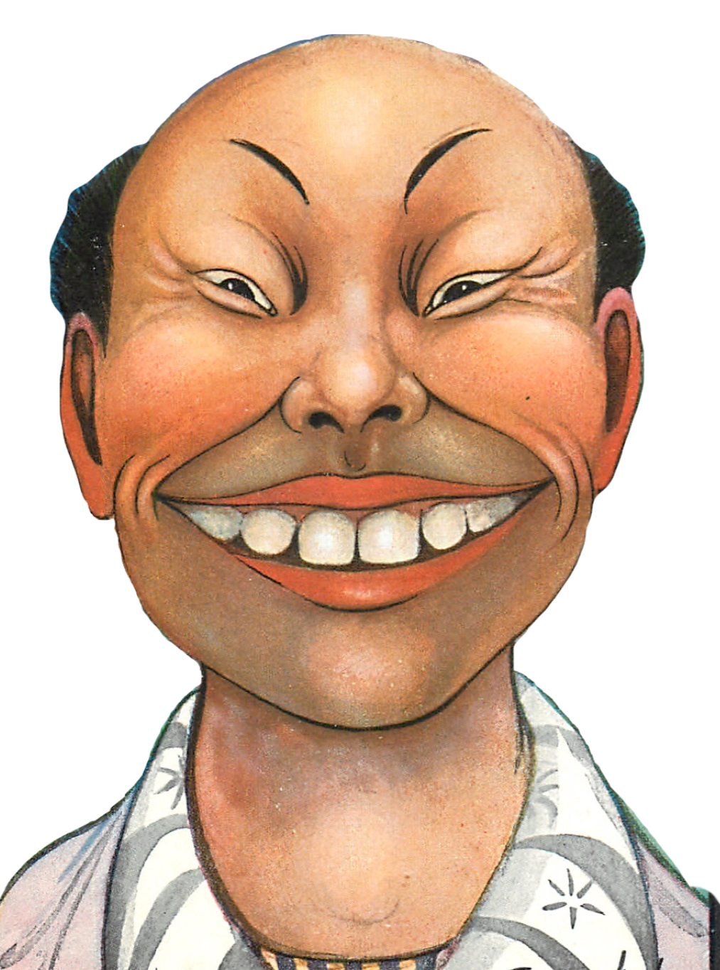 Funny Vector Portrait Transparent PNG Image