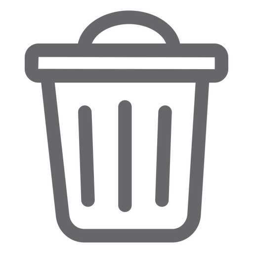 Vector Waste Can Garbage Transparent PNG Image