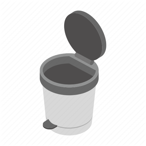 Vector Waste Can Garbage Transparent PNG Image