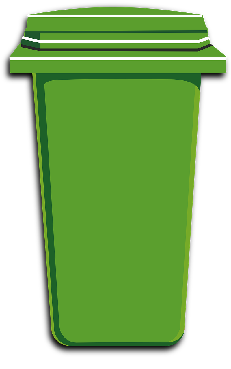 Vector Waste Can Garbage Transparent PNG Image