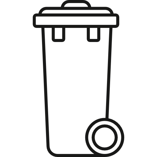 Vector Waste Can Garbage Transparent PNG Image