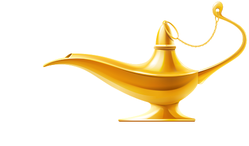 Genie Lamp Vector Transparent PNG Image