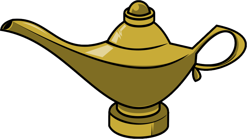 Genie Lamp Vector Transparent PNG Image