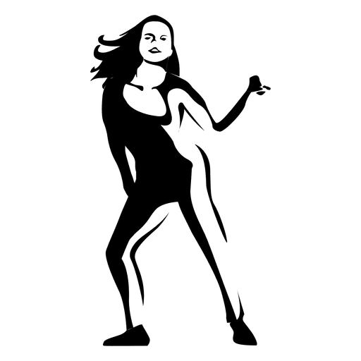 Girl Vector Dancing Transparent PNG Image