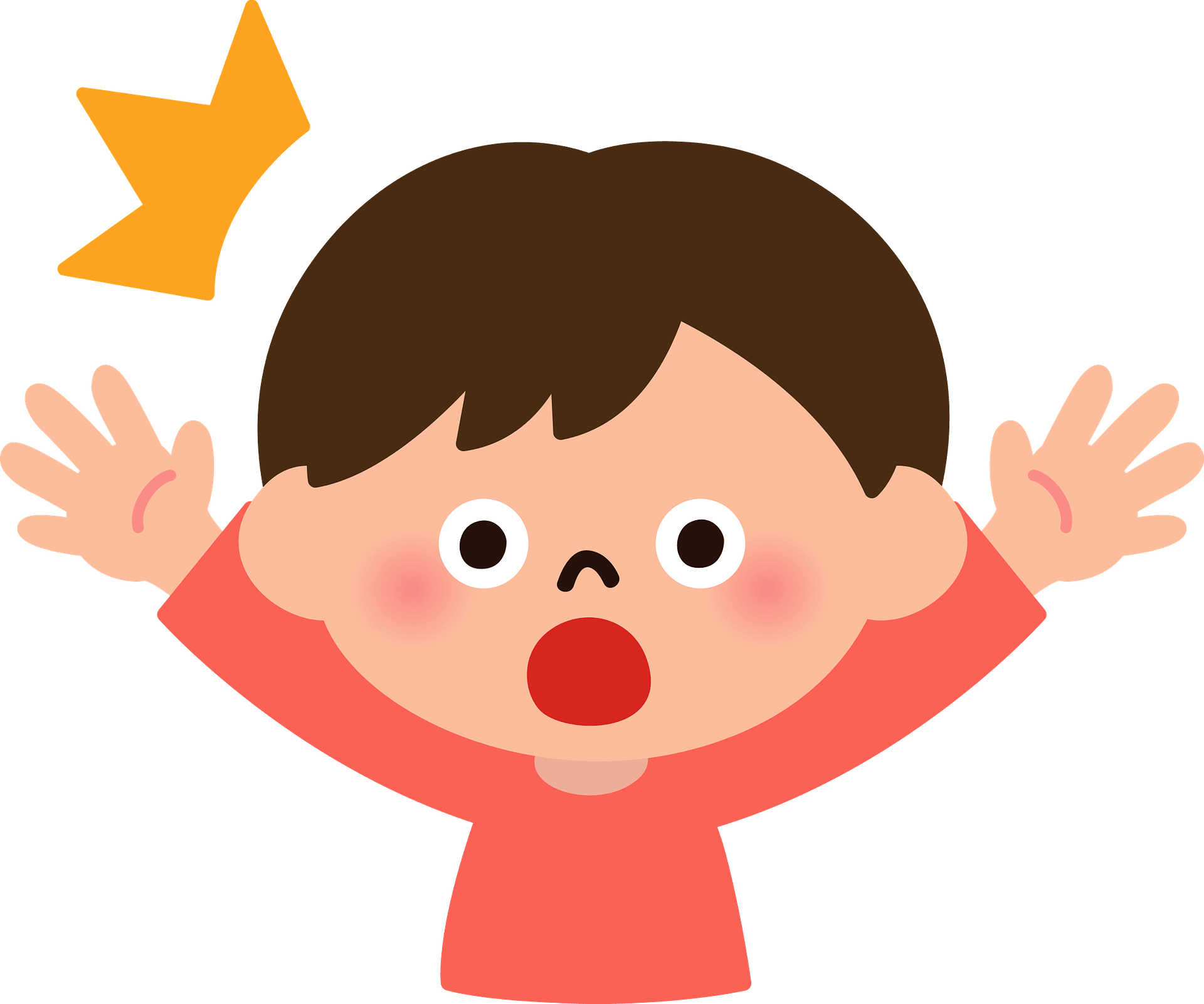Woman Vector Surprised Transparent PNG Image