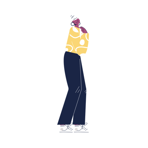 Woman Vector Surprised Transparent PNG Image